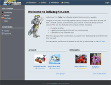 Tablet Screenshot of inflatophin.com